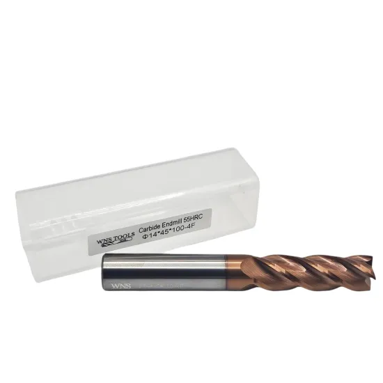 Frez węglikowy VHM Fi14 x 100mm 55HRC 4Z